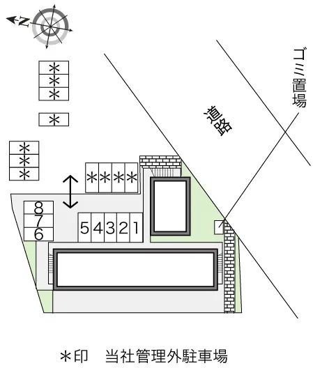 ★手数料０円★清瀬市中清戸　月極駐車場（LP）